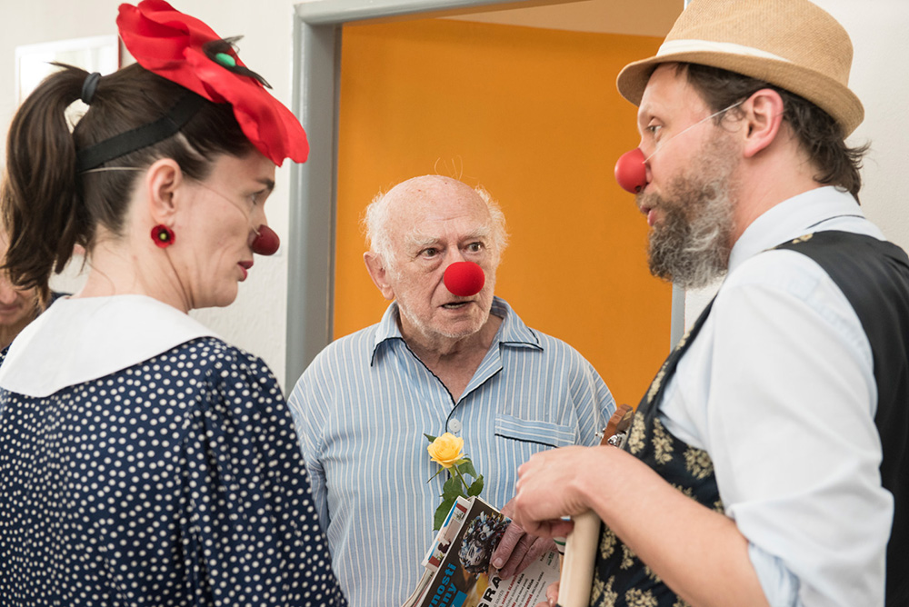 Návštěva zdravotních klaunů v příbramské nemocnici  I  foto: archiv ONPB